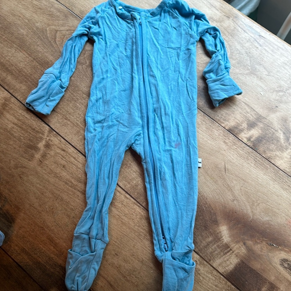 Little sleepies Newborn zipper footie / double zipper